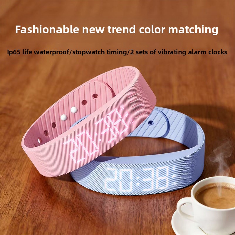 Running Watch - Orologio Sveglia Digitale LED con Braccialetto