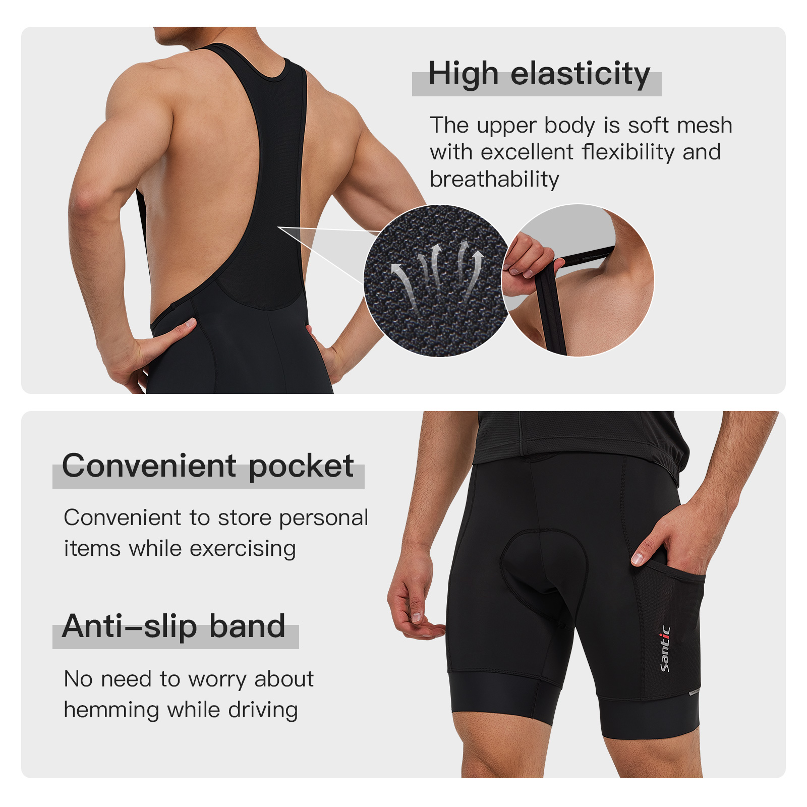 Santic Pantaloncini con bretel - Race Bib recensione e prezzo