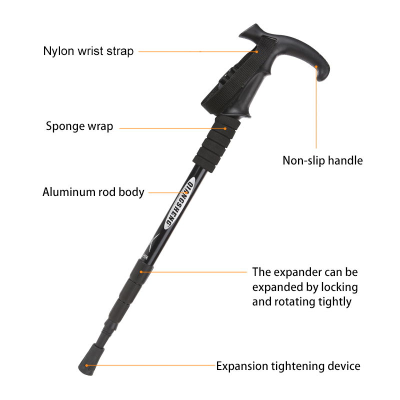 Bastone da trekking pieghevole - Trekking Pole Carbon recensione e prezzo