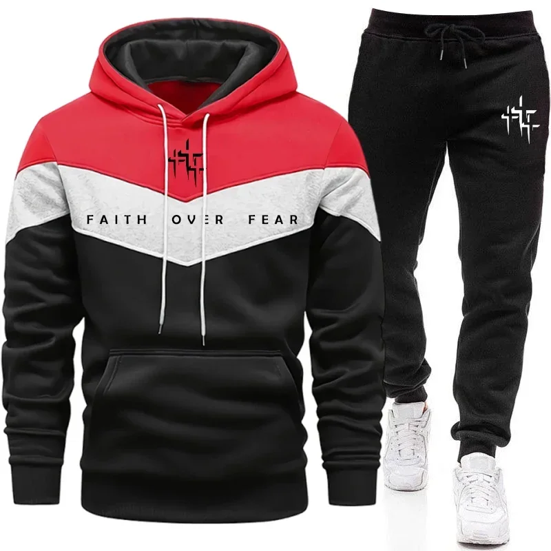 Tuta da uomo Faith Over Fear,  - Joggers Pants recensione e prezzo
