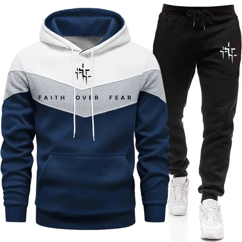 Tuta da uomo Faith Over Fear,  - Joggers Pants recensione e prezzo